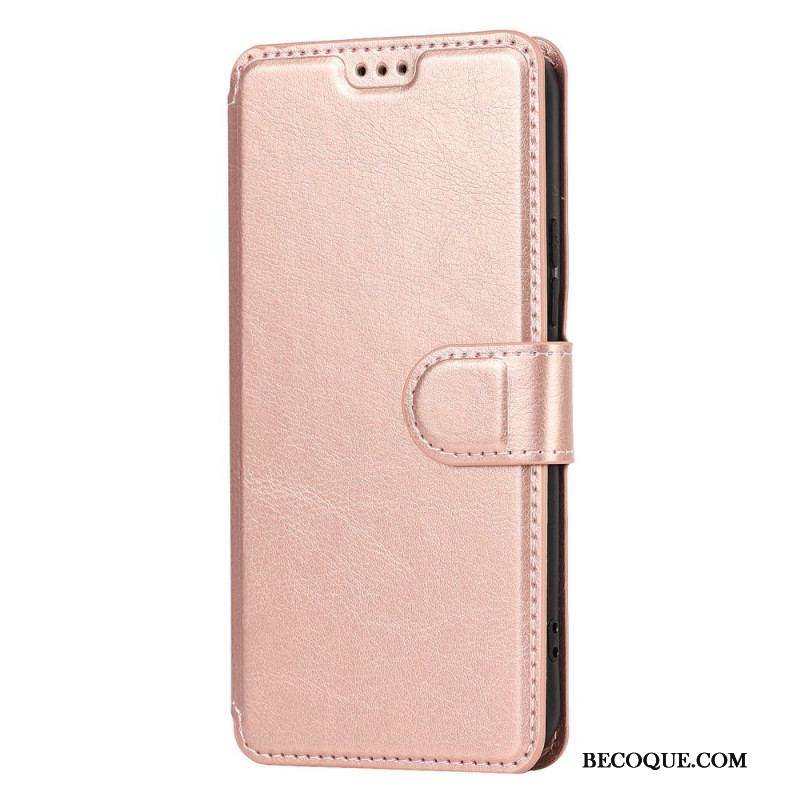 Housse Samsung Galaxy S22 5G Effet Cuir Vintage Mat