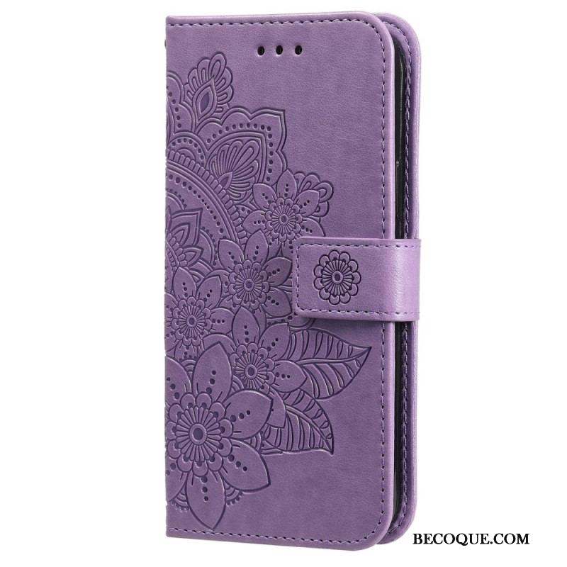 Housse Samsung Galaxy S22 5G Mandala de Fleurs