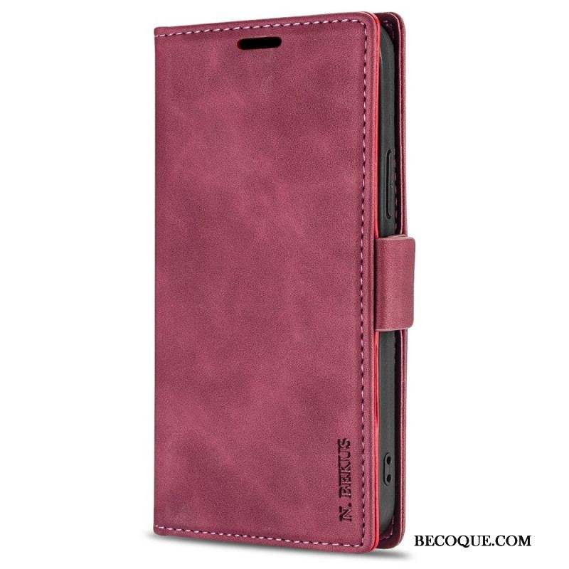 Housse Samsung Galaxy S22 Plus 5G LN.BEKUS Effet Cuir