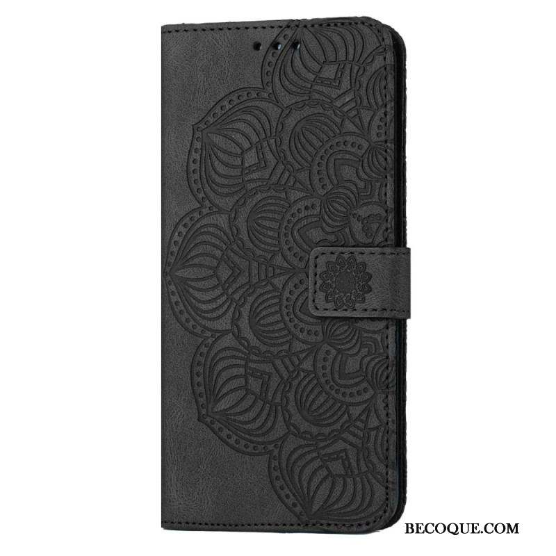 Housse Samsung Galaxy S23 5G Mandala à Lanière