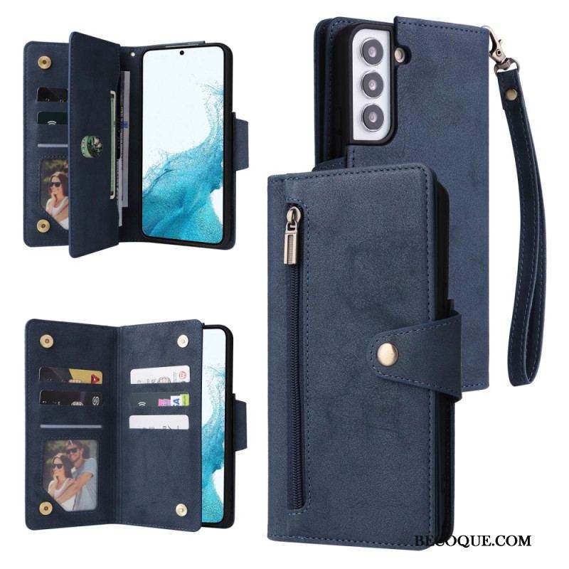 Housse Samsung Galaxy S23 5G Multi-Cartes et Porte-Monnaie