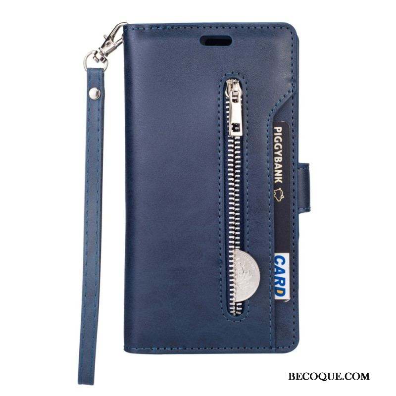 Housse Samsung Galaxy S23 5G Porte-Monnaie à Lanière