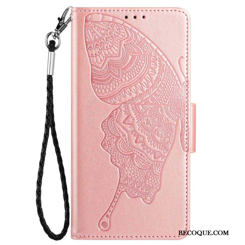 Housse Samsung Galaxy S23 Bicolore Papillon Baroque