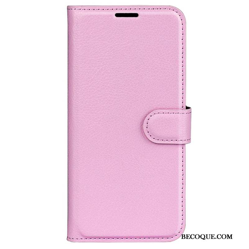 Housse Samsung Galaxy S24 5G Simili Cuir Litchi