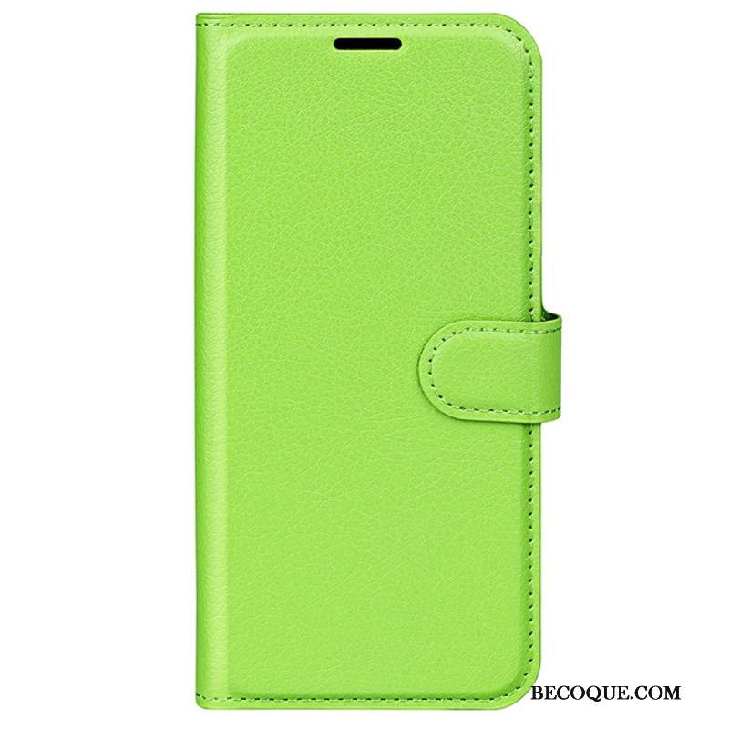 Housse Samsung Galaxy S24 5G Simili Cuir Litchi