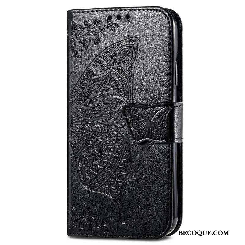 Housse Samsung Galaxy S24 Plus 5G Papillon Baroque
