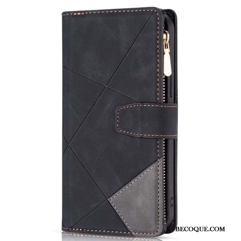 Housse Samsung Galaxy S24 Ultra 5G avec Porte-Monnaie et Lanière