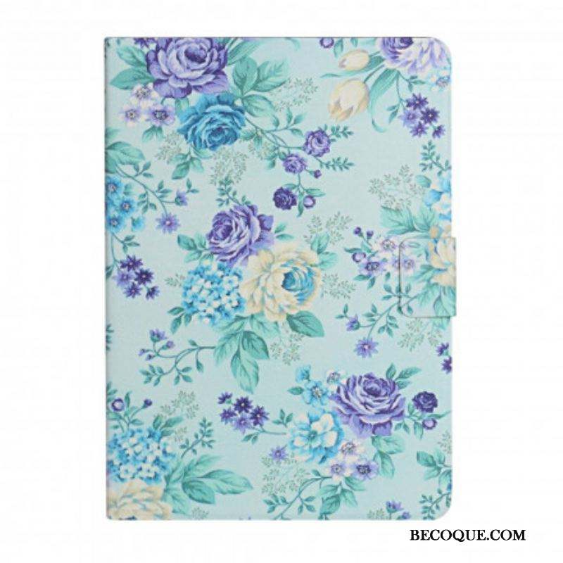 Housse Samsung Galaxy Tab A7 (2020) Fleurs Fleurs Fleurs