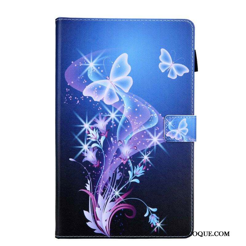 Housse Samsung Galaxy Tab A7 (2020) Papillons