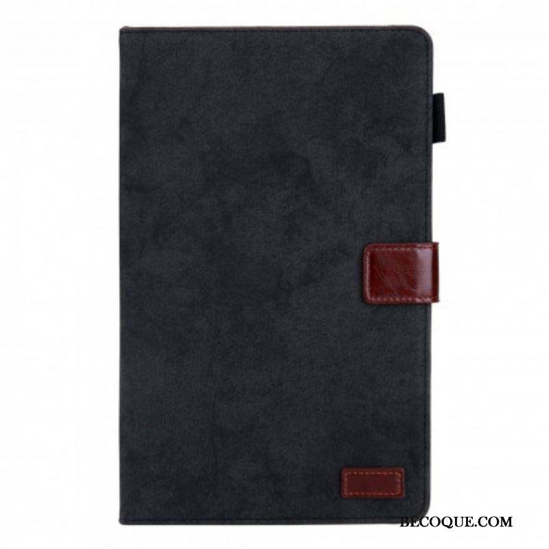 Housse Samsung Galaxy Tab A7 (2020) Style Cuir Classique