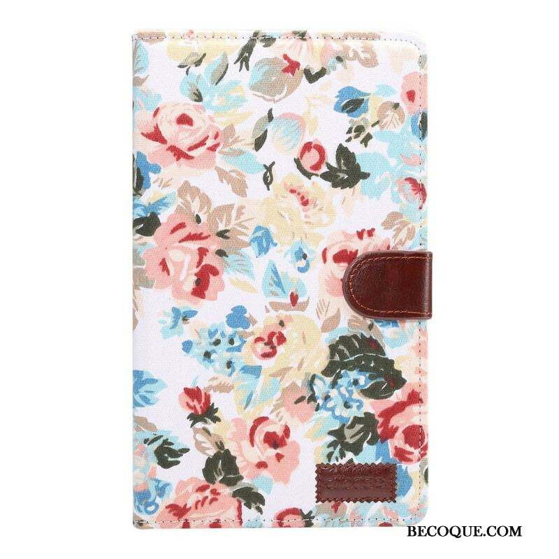 Housse Samsung Galaxy Tab A7 Lite Fleurs Liberty