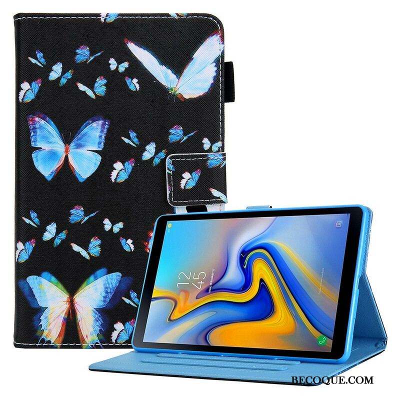 Housse Samsung Galaxy Tab A7 Lite Multiples Papillons