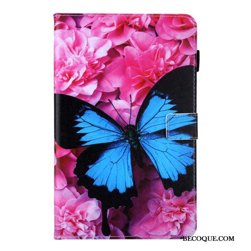 Housse Samsung Galaxy Tab A8 (2021) Papillon Floral