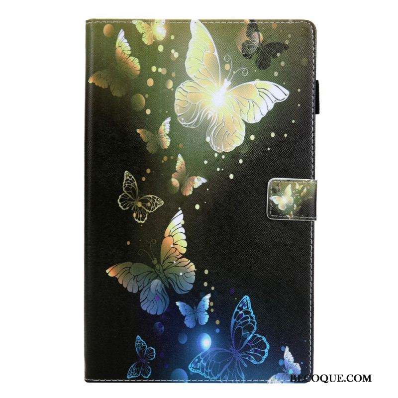 Housse Samsung Galaxy Tab A8 (2021) Papillons Magiques