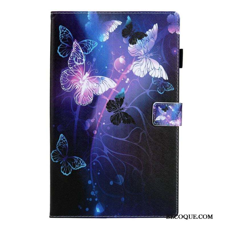 Housse Samsung Galaxy Tab A8 (2021) Papillons Magiques