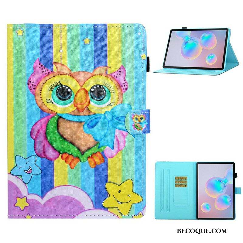 Housse Samsung Galaxy Tab S8 / Tab S7 Hibou Éclaté