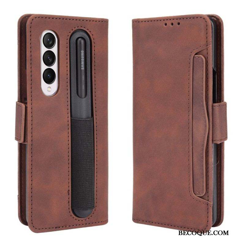 Housse Samsung Galaxy Z Fold 3 5G Classe Première Porte-Stylet