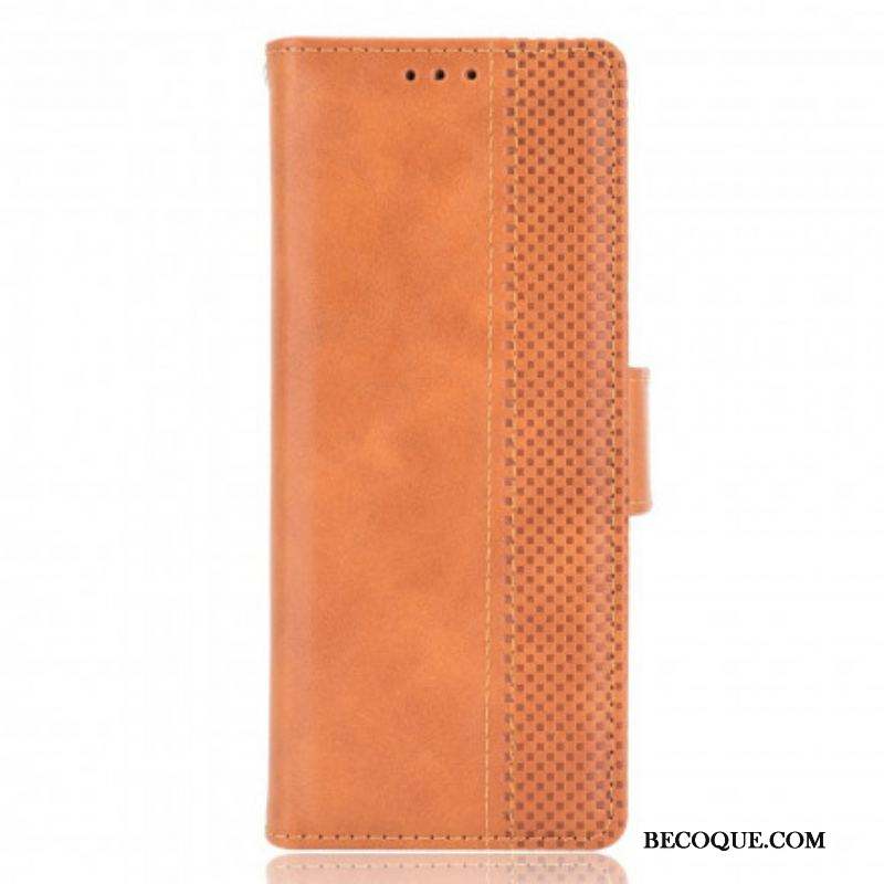 Housse Samsung Galaxy Z Fold 3 5G Effet Cuir Stylisé