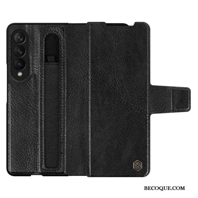 Housse Samsung Galaxy Z Fold 3 5G Simili Cuir NILLKIN