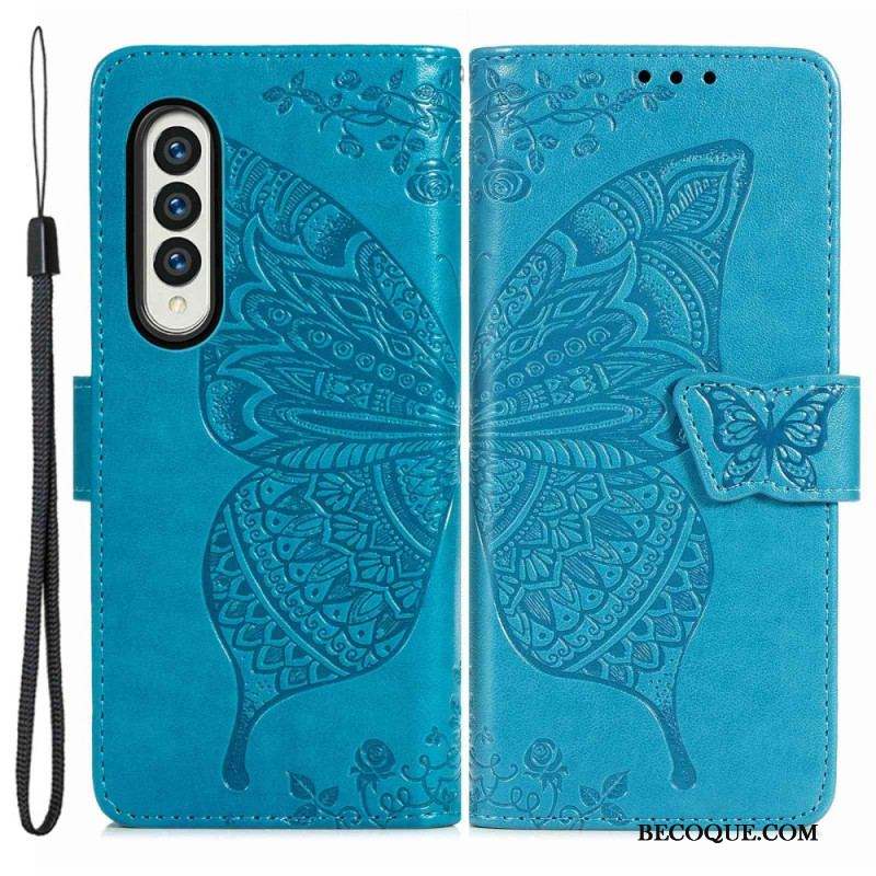 Housse Samsung Galaxy Z Fold 4 Papillon Géant