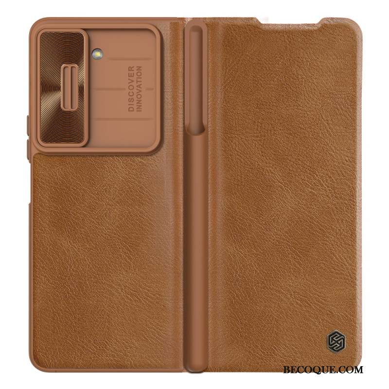 Housse Samsung Galaxy Z Fold 5 NILLKIN Simili Cuir