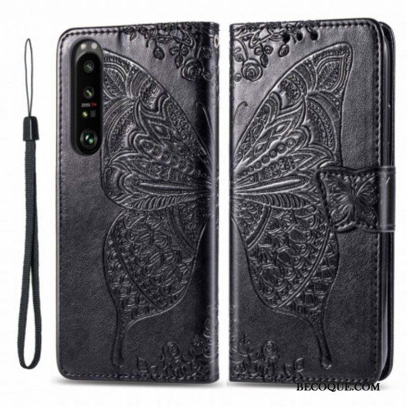 Housse Sony Xperia 1 III Demi Papillons