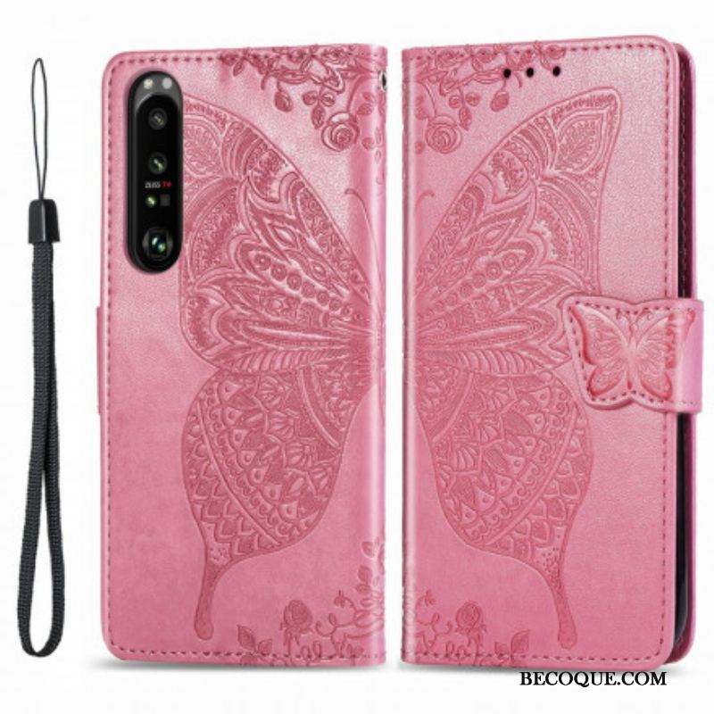 Housse Sony Xperia 1 III Demi Papillons