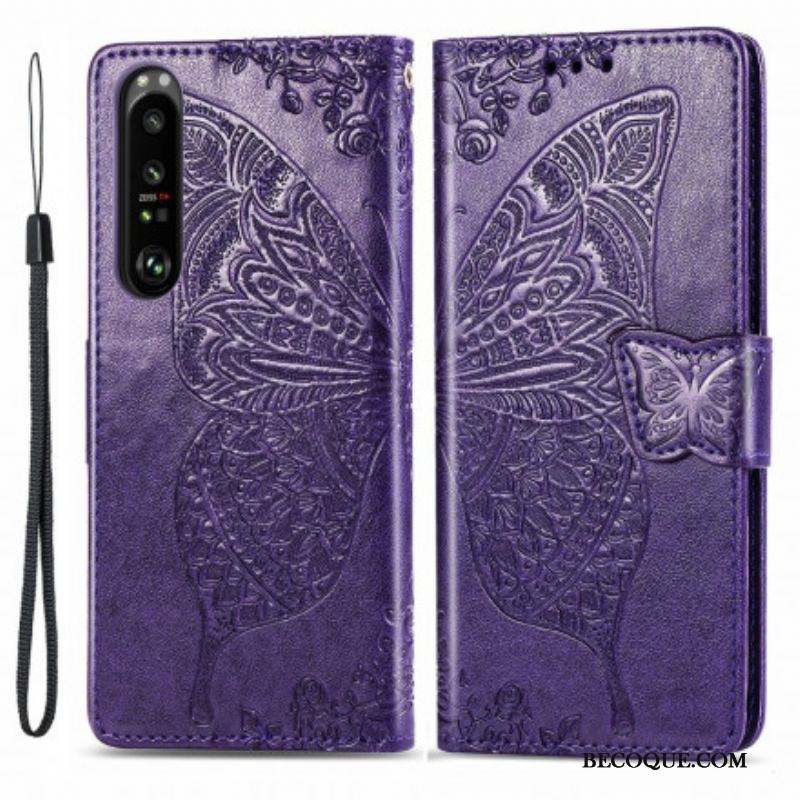 Housse Sony Xperia 1 III Demi Papillons