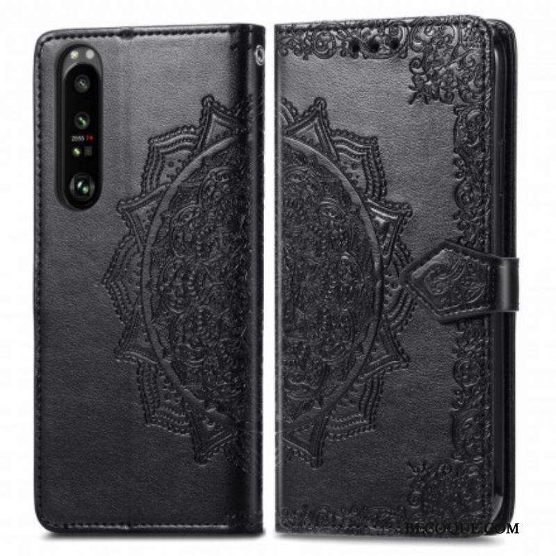 Housse Sony Xperia 1 III Mandala Moyen Age