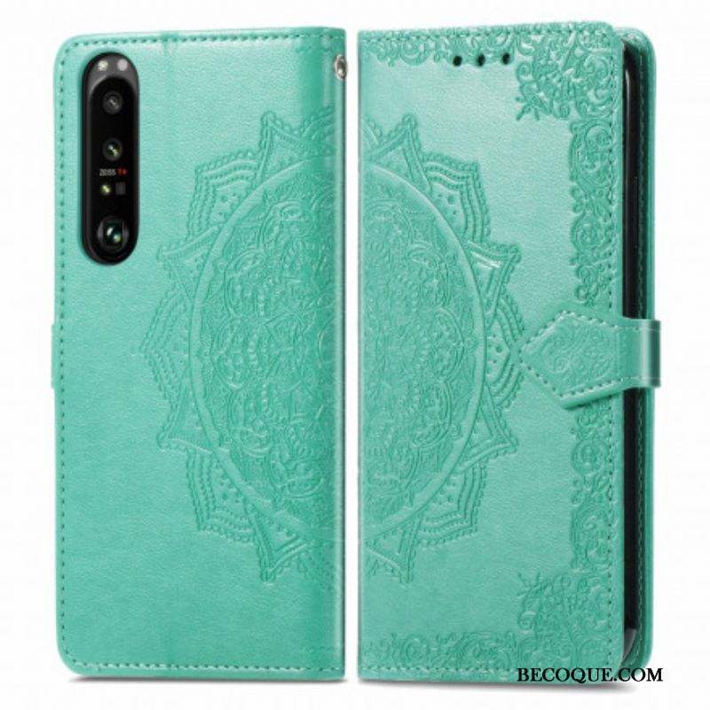 Housse Sony Xperia 1 III Mandala Moyen Age