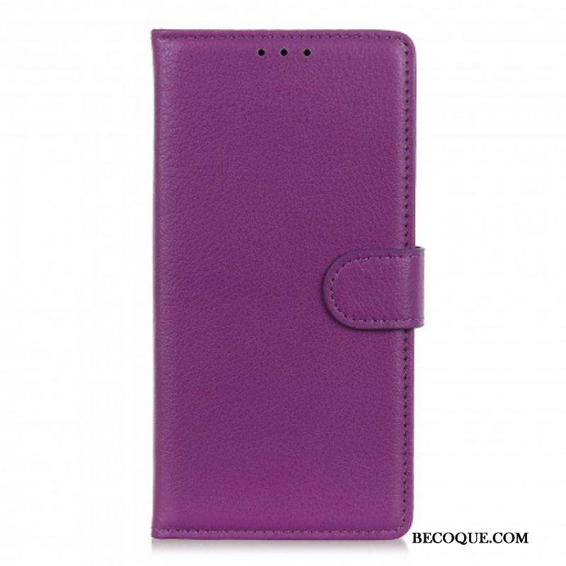 Housse Sony Xperia 1 III Simili Cuir Litchi