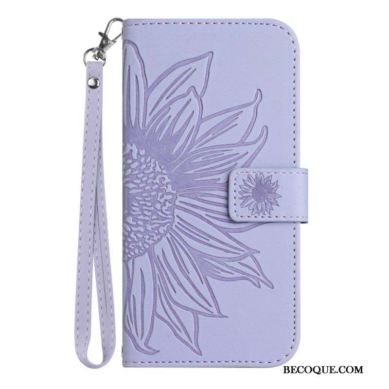 Housse Sony Xperia 1 IV Tournesol à Lanière