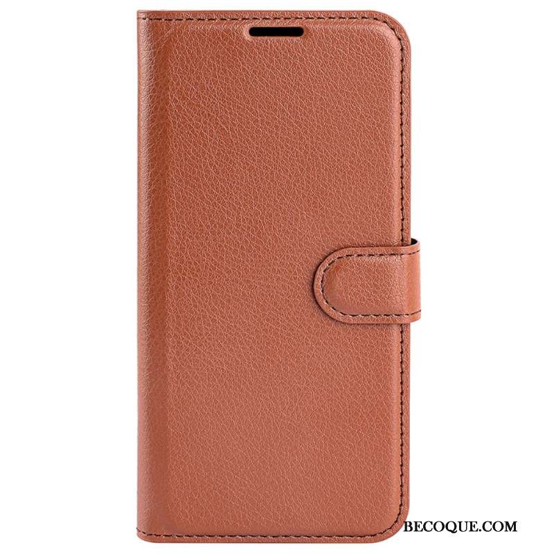 Housse Sony Xperia 1 VI Simili Cuir Litchi Classique