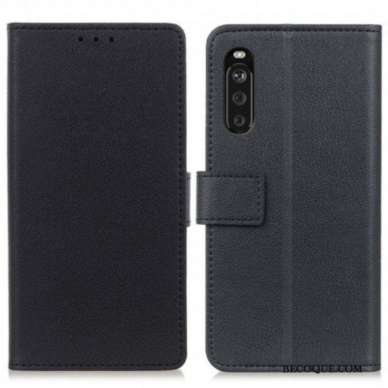 Housse Sony Xperia 10 III Simili Cuir Classique