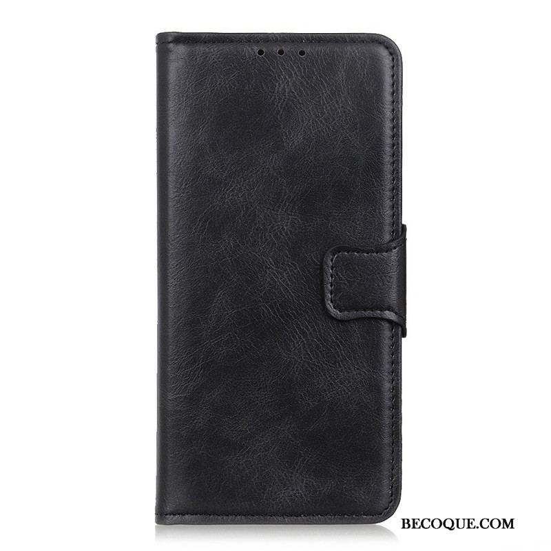 Housse Sony Xperia 10 IV Style Cuir Fermoir Réversible