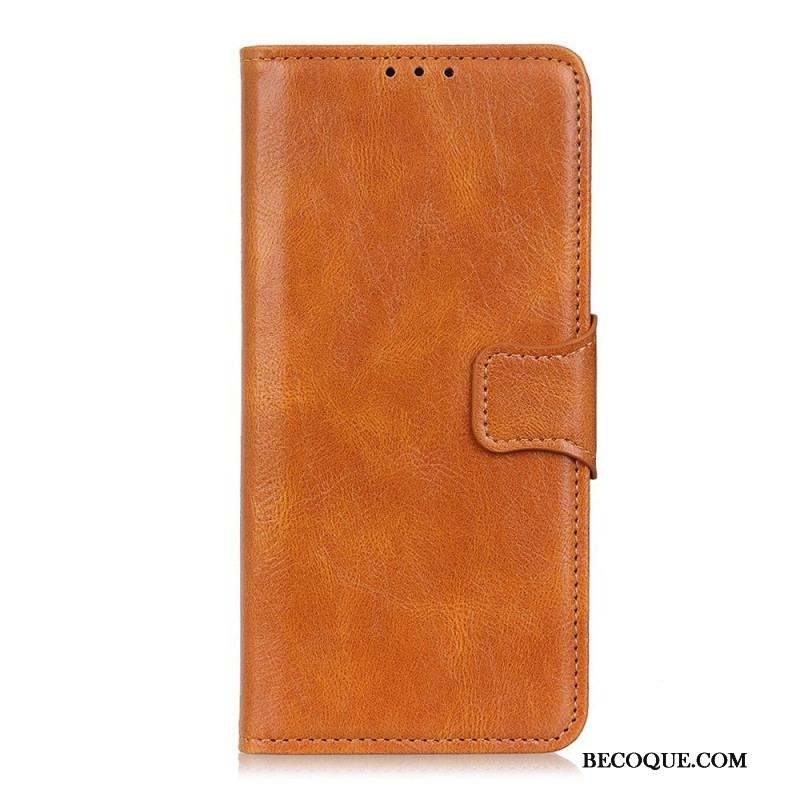 Housse Sony Xperia 10 IV Style Cuir Fermoir Réversible