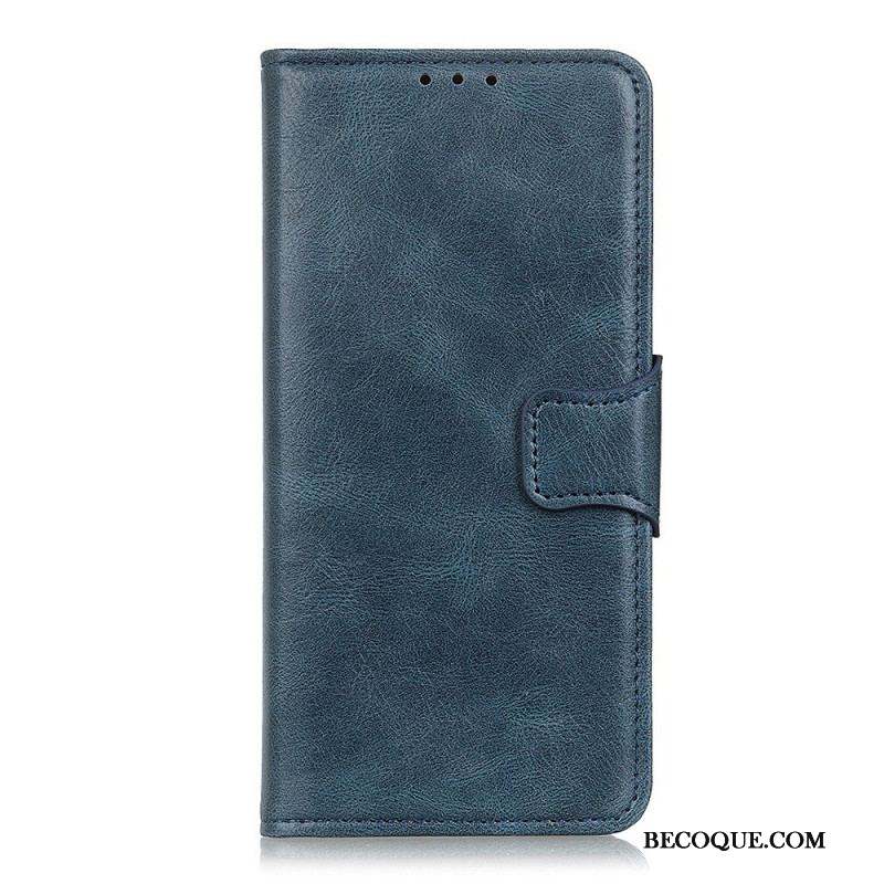 Housse Sony Xperia 10 IV Style Cuir Fermoir Réversible