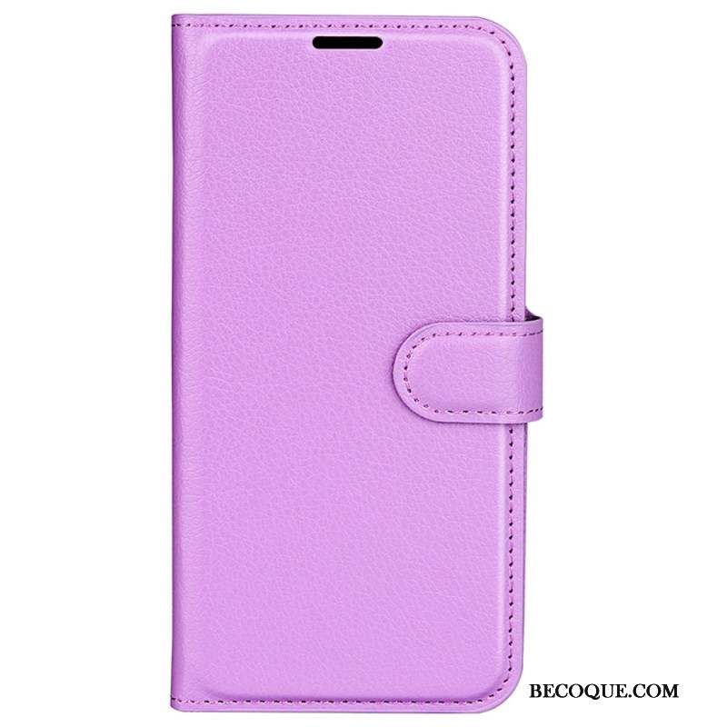 Housse Sony Xperia 10 VI Simili Cuir Litchi