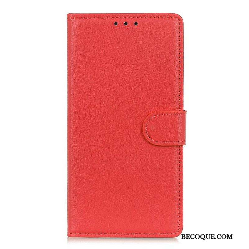 Housse Sony Xperia 5 II Simili Cuir Traditionnel Litchi