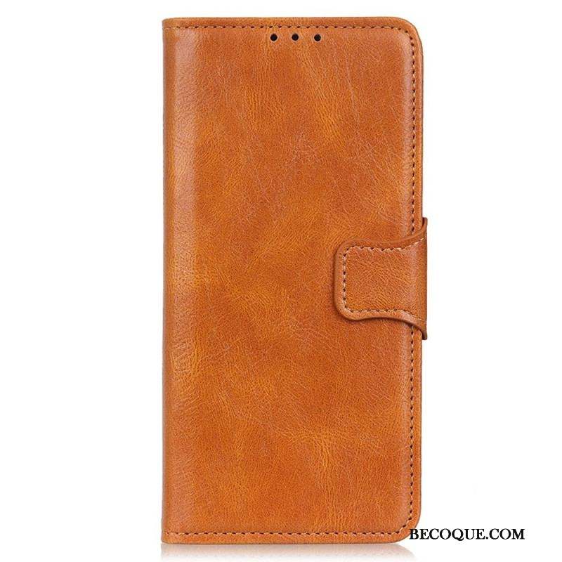 Housse Sony Xperia 5 IV Style Cuir Fermoir Réversible