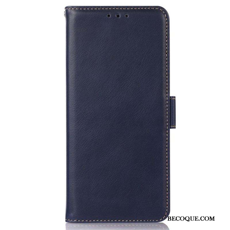 Housse Sony Xperia 5 IV Véritable Cuir Fonction RFID