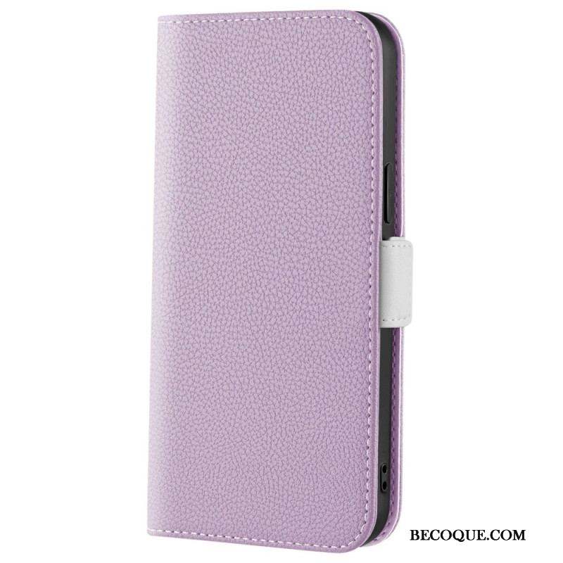 Housse Xiaomi 12 / 12X Cuir Litchi Double Fermoir