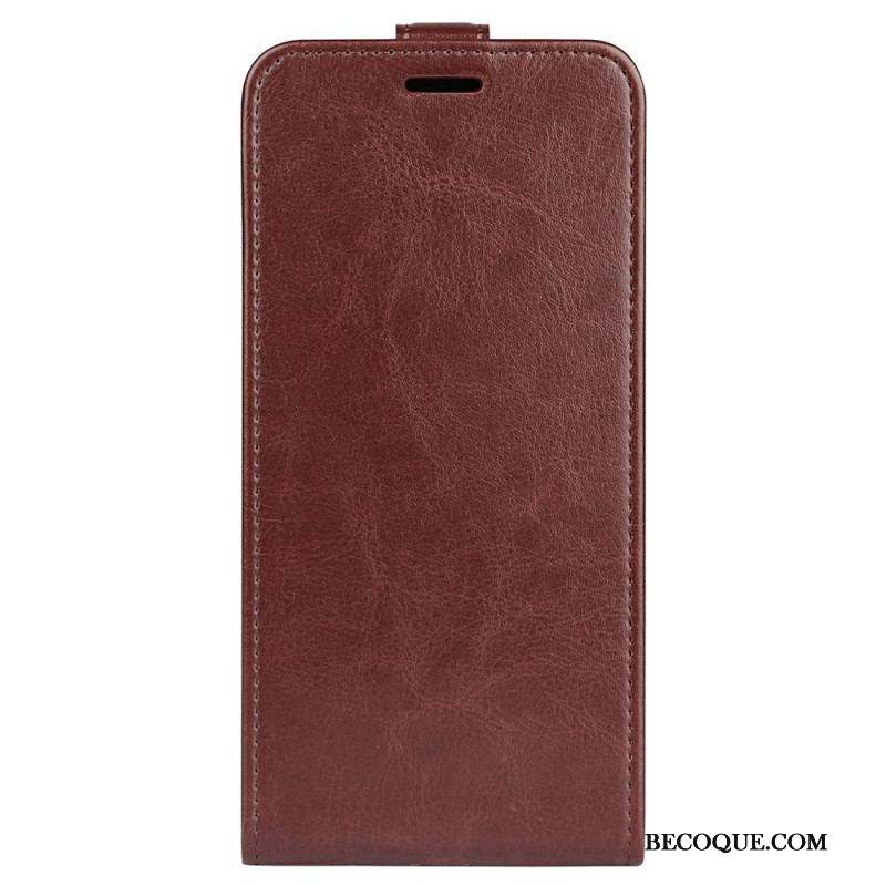 Housse Xiaomi 12 Pro Effet Cuir Rabat Vertical