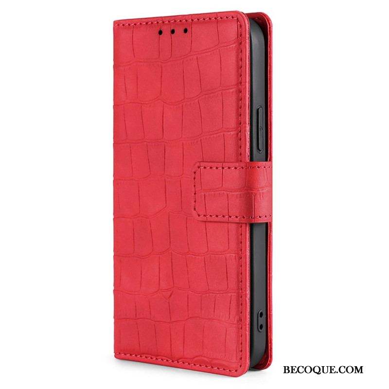 Housse Xiaomi 12 Pro Skin-Touch Crocodile