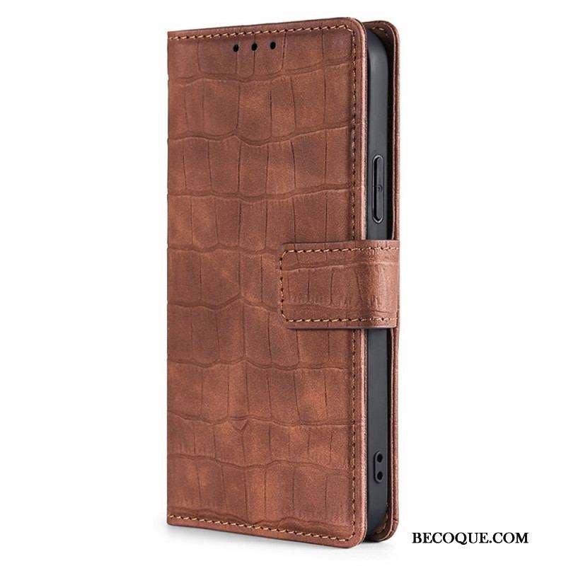 Housse Xiaomi 12 Pro Skin-Touch Crocodile