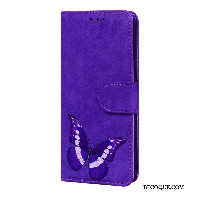 Housse Xiaomi 12 Pro Skin-Touch Papillon