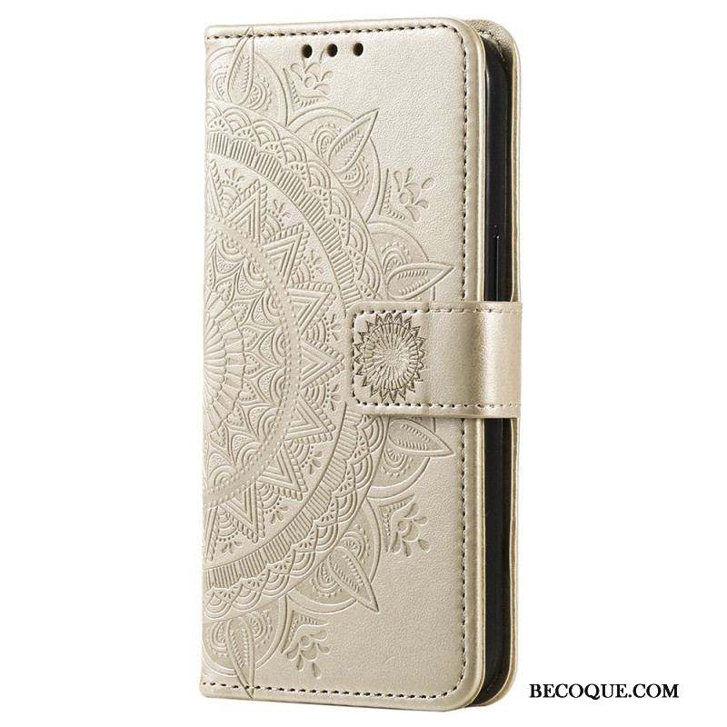 Housse Xiaomi 12T / 12T Pro Mandala Soleil avec Lanière
