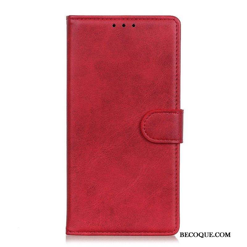 Housse Xiaomi 12T / 12T Pro Simili Cuir Mat