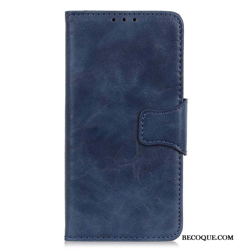 Housse Xiaomi 13 Cuir Fendu Fermoir Réversible