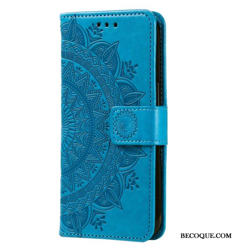 Housse Xiaomi 13 Lite Mandala Soleil avec Lanière